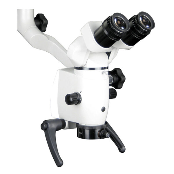 Photo of a LED Surgical Microscope in black and white colours from UKloupes