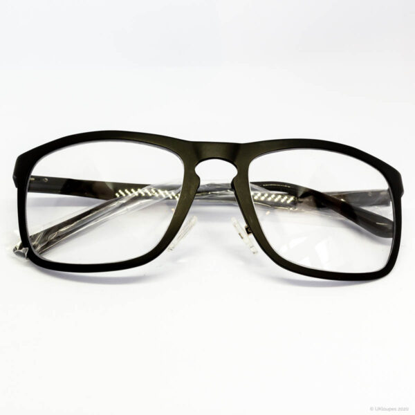 Black dental prescription frames by UKloupes