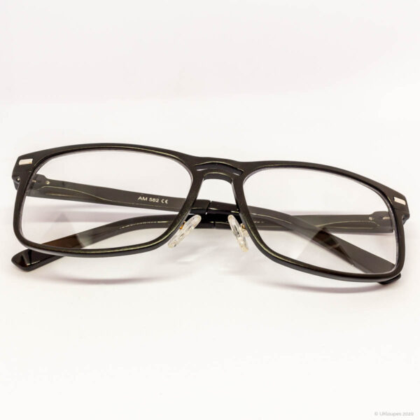 Classic black dental prescription frames by UKloupes