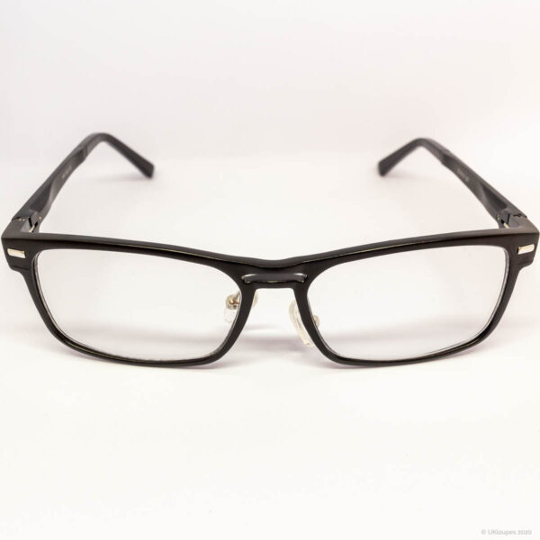 Classic black dental prescription frames by UKloupes