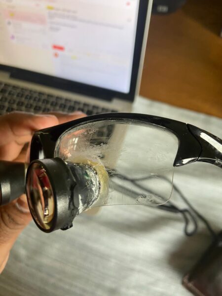 Dirty loupes needing care and a good clean - UKloupes