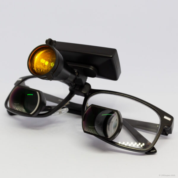 loupes ProLyte wireless led light for loupes with filter on ukloupes